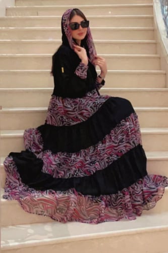 عباية الطبقات الشيفون