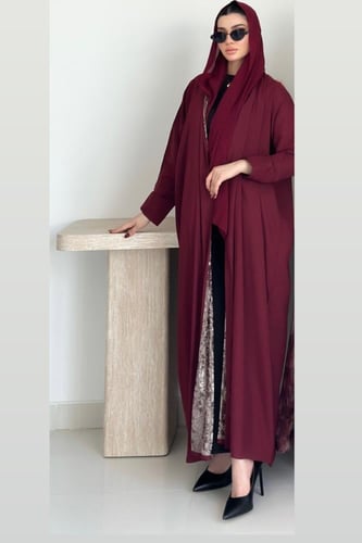 عبايه حرير لاميه