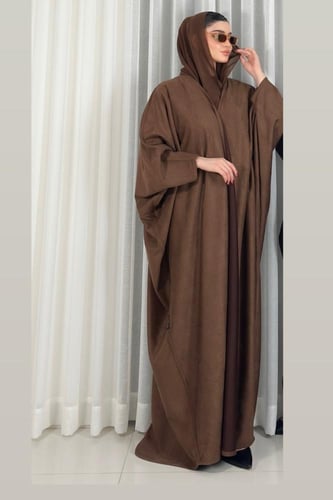 عبايه بشت دبل فيس