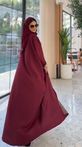 عباية حرير لامية دبل فيس