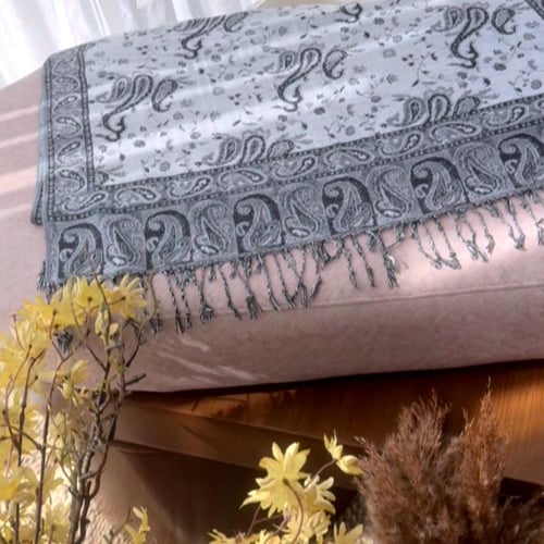 Ksh15شال كشميري يلبس عالجهتين