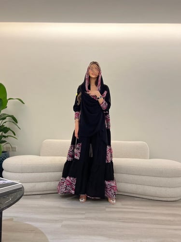 عباية الطبقات الشيفون