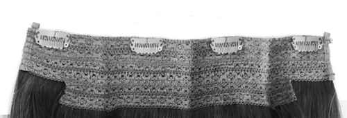 طبيعي 100% كلبسات هالو قطعة - لون رقم 4 مصبوغ