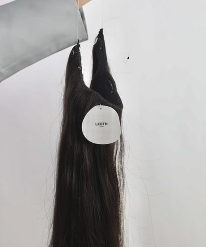 طبيعي 100% كلبسات هالو | بني أسود طبيعي