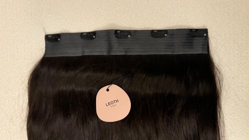 تقنية جذور مخفية قطعة واحدة - بني أسود طبيعي