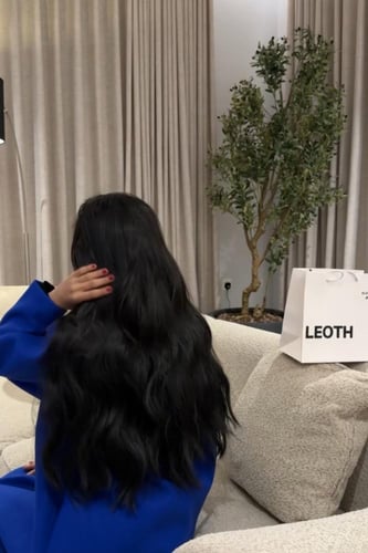 جديد صناعي 5 قطع 22 أنش 200g كلبس | أسود غامق