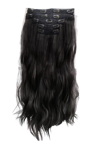 جديد صناعي 5 قطع 22 أنش 200g كلبس | أسود غامق