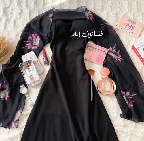 فستان مع جاكيت مورد