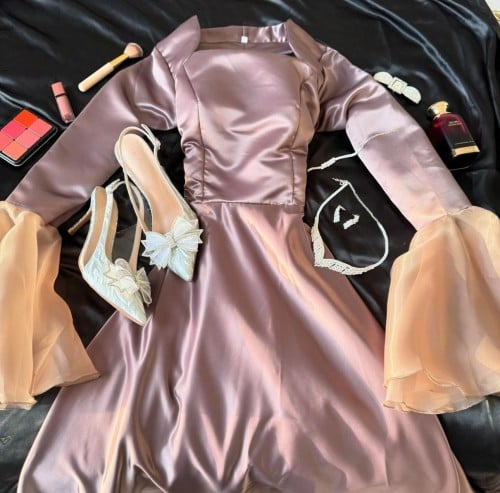 فستان ميدي تفته