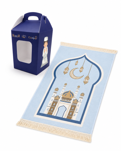 سجادة اطفال لون ازرق