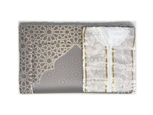 طقم سجادة ميموري فوم مع ثوب صلاة