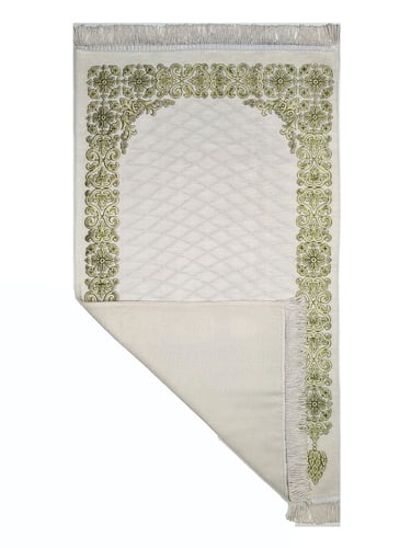 سجادة صلاة شينيل لون سكري