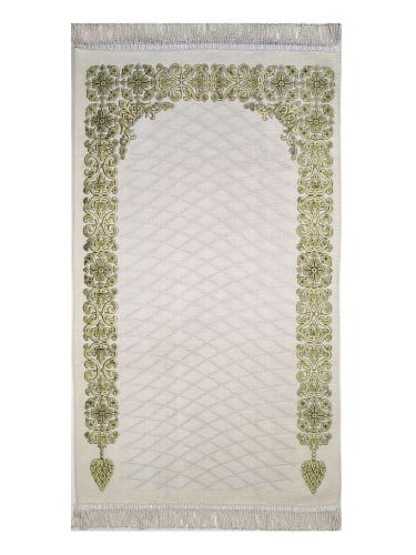 سجادة صلاة شينيل لون سكري