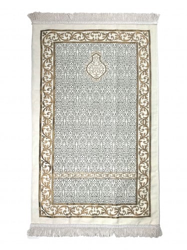 سجادة صلاة شينيل في علبة لون سكري