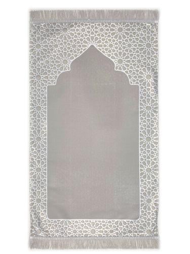 سجادة صلاة ساتان جاكار بعلبة