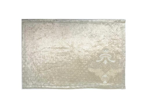 مفرش طاولة سفرة سيبيا مخمل دانتيل 14 كراسي