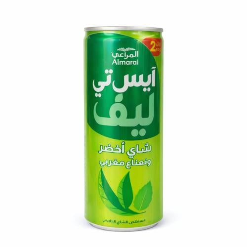 آيس تي ليف شاي أخضر ونعناع مغربي 240 مل من المراعي