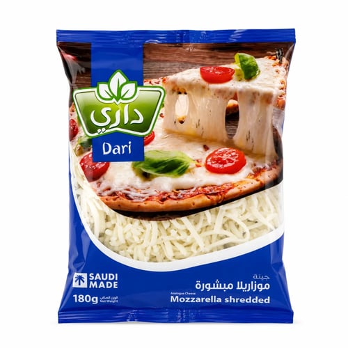 داري جبن موزريلا مبشور 180 جم