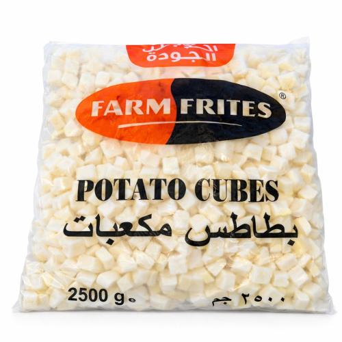 فارم فريتس بطاطا مكعبات 2.5 كج