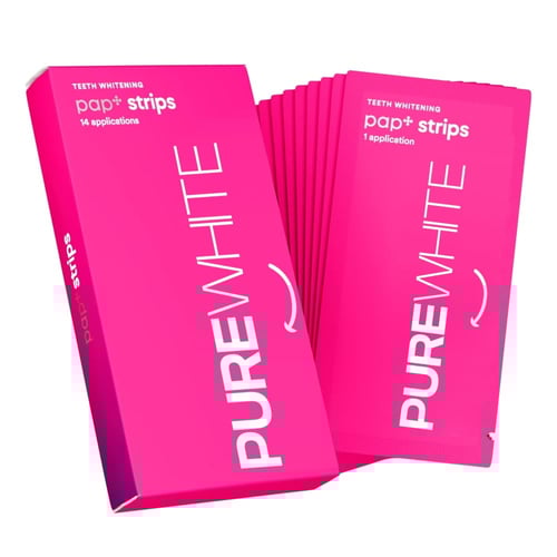 شرائط تبييض الاسنان PAP+