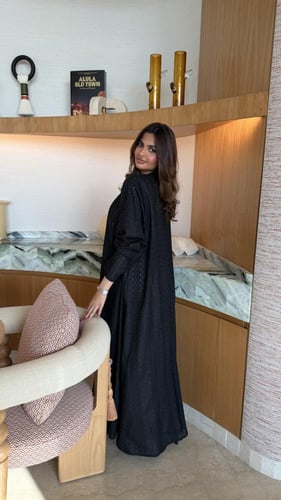 عباية ركامة اسود