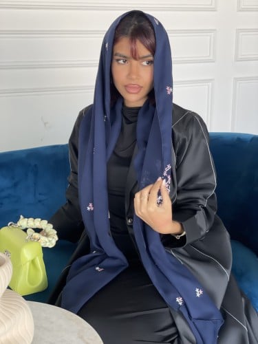 طرحة الربيع - كحلي