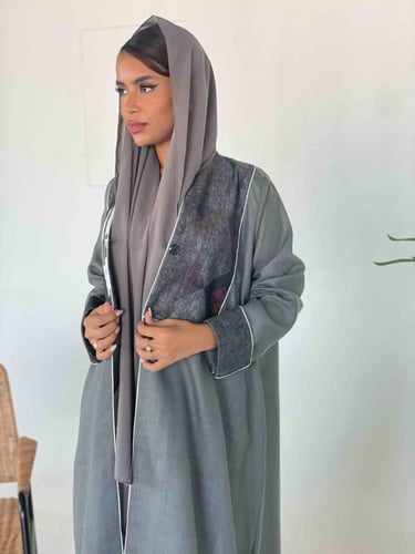 عباية مياس رمادي