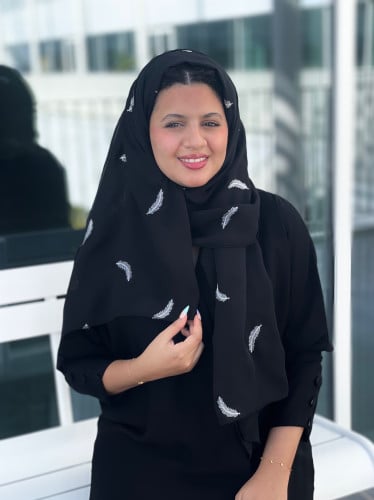 طرحه ورقات الشجر فضي- بوال