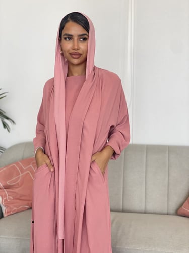 طقم وردي4 قطع