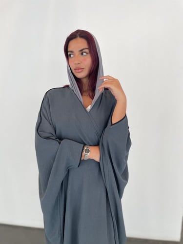 عباية بشت رمادي