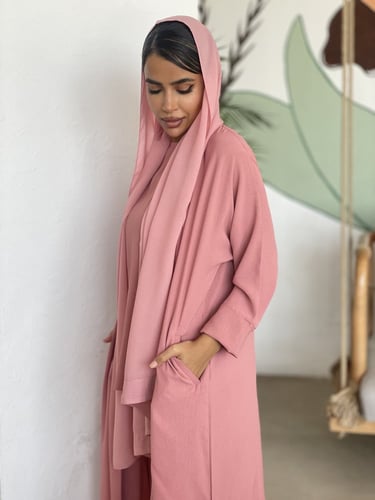 طقم وردي4 قطع