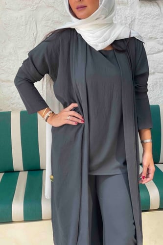 طقم رمادي 4 قطع