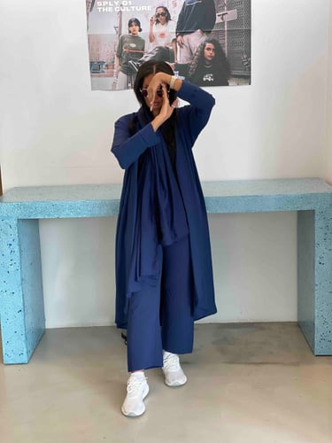 طقم كحلي 4 قطع