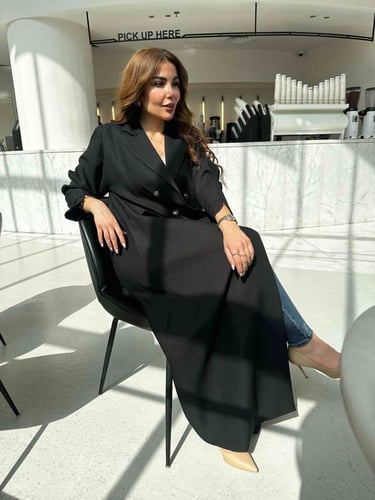 عباية بليزر اسود