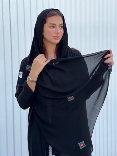 طرحة معين الالوان