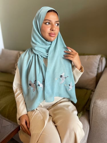 طرحة الطيور المهاجره - سماوي