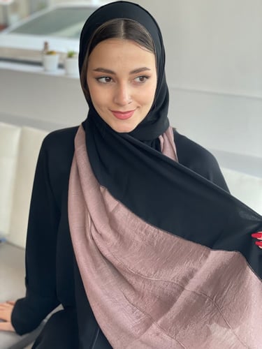 طرحه لونين اسود وزهري