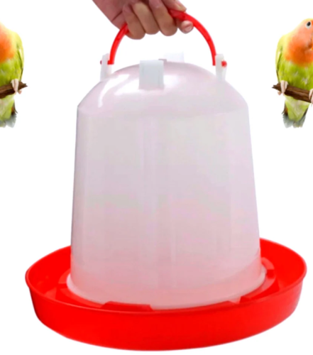 مشربية طيور نافورة للحمام والببغاوات للتربية المنز...