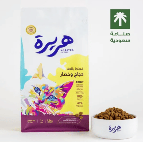 هريرة طعام القطط البالغة - نكهة الدجاج والخضار Hor...