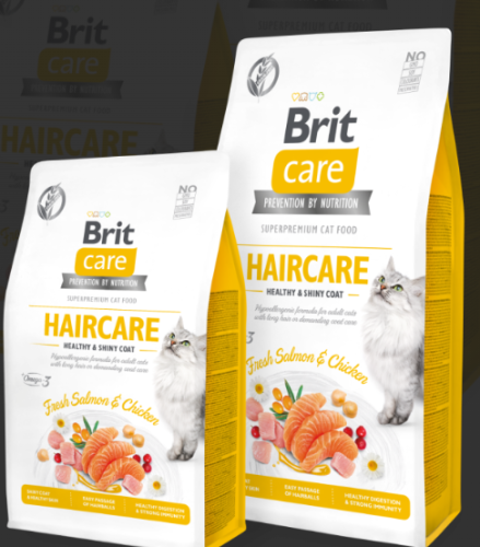 بريت طعام جاف للقطط المنزلية بالدجاج والسالمون Bri...