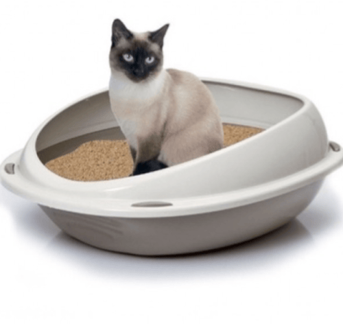 حوض رمل القطط ايطالي ليتر بوكس مكشوف مع اطار GeorP...