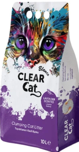 رمل القطط كلير كات بلانكو برائحة اللافندر Clear Ca...
