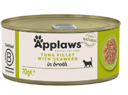 Applaws Tuna Fillet with Seaweed In Broth 70g أبلا...
