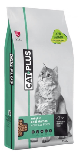 كات بلس طعام جاف للقطط بنكهة الدجاج والانشوقي