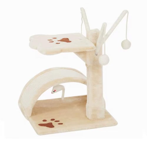 خداشة قطط ثنائية (مقعد وخداشة على شكل قوس مع سنارة...