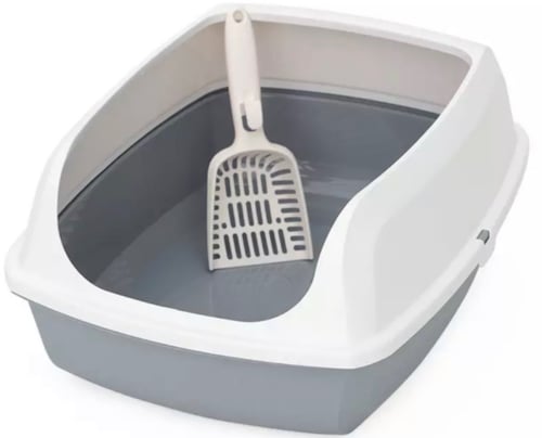 ليتر بوكس حجم كبير جدا مع مجرفة اضافية - حوض رمل ا...