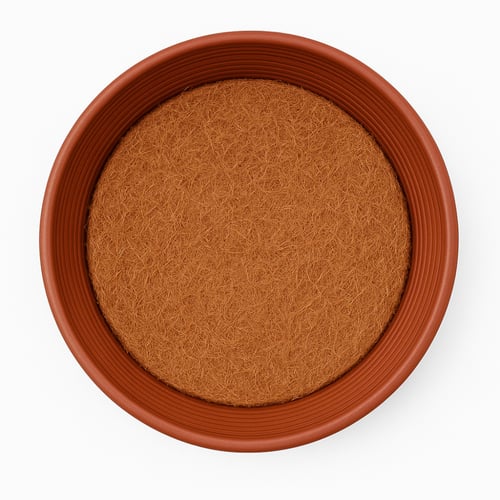 عش بديل الفخار بلاستيكي مع لباد تعشيش للحمام