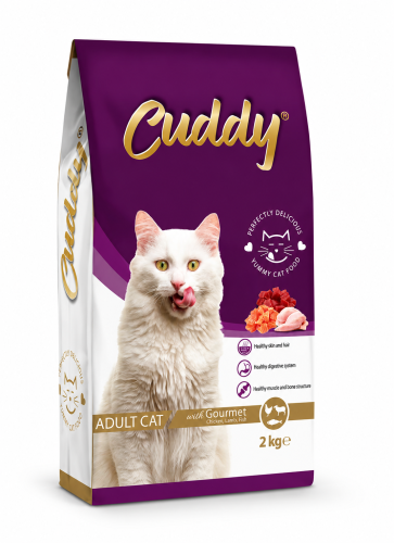 اكل جاف قطط دجاج ولحم وسمك20كیلو Cuddy - Dry food...