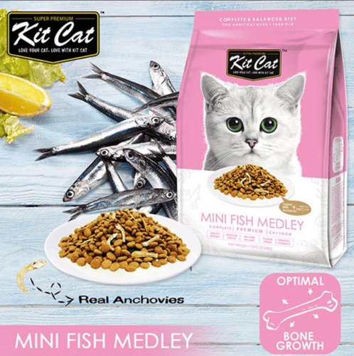 كت كات مزيج السمك الصغير (لنمو العظام) طعام جاف لل...