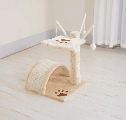 خداشة قطط ثنائية (مقعد وخداشة على شكل قوس مع سنارة...